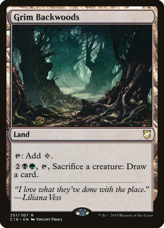 Grim Backwoods [Commander 2018] | Enigma On Main