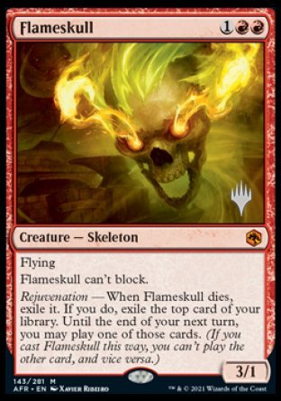 Flameskull (Promo Pack) [Dungeons & Dragons: Adventures in the Forgotten Realms Promos] | Enigma On Main