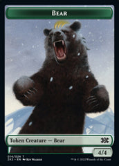 Bear // Monk Double-sided Token [Double Masters 2022 Tokens] | Enigma On Main