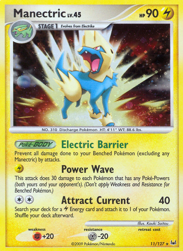 Manectric (11/127) [Platinum: Base Set] | Enigma On Main