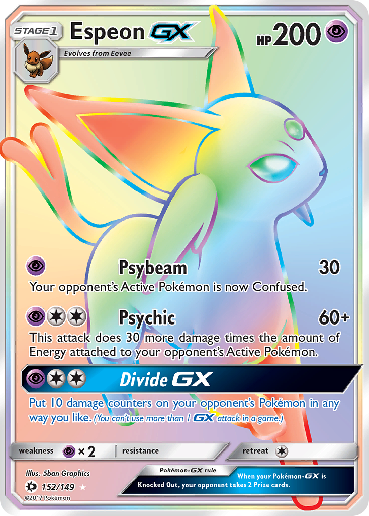 Espeon GX (152/149) [Sun & Moon: Base Set] | Enigma On Main