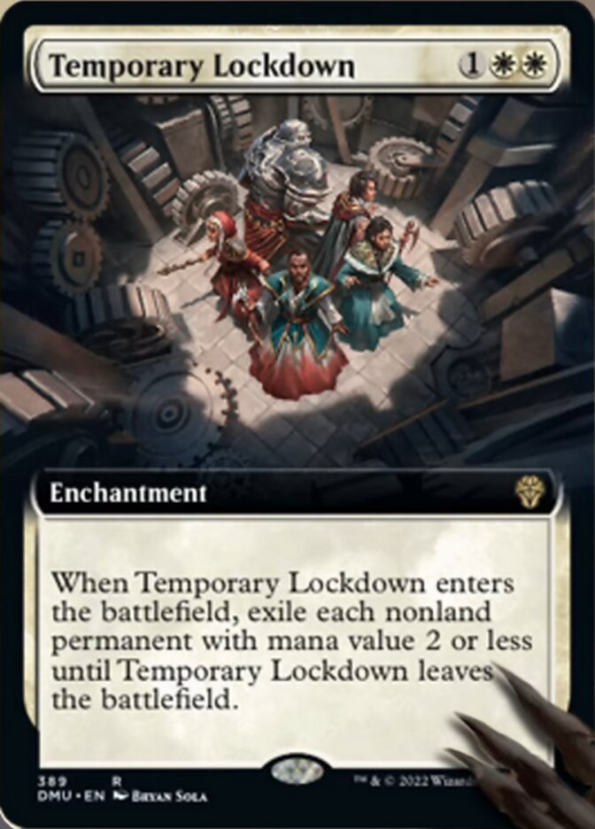 Temporary Lockdown (Extended Art) [Dominaria United] | Enigma On Main