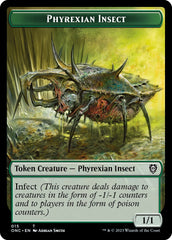 Phyrexian Mite // Phyrexian Insect Double-Sided Token [Phyrexia: All Will Be One Commander Tokens] | Enigma On Main