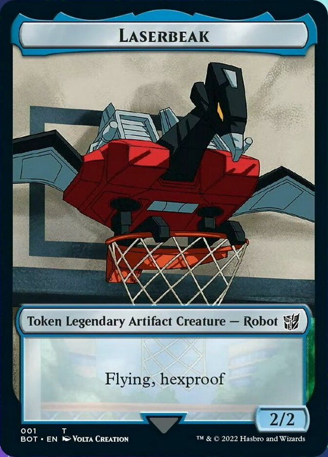 Powerstone // Laserbeak Double-Sided Token [The Brothers' War Tokens] | Enigma On Main