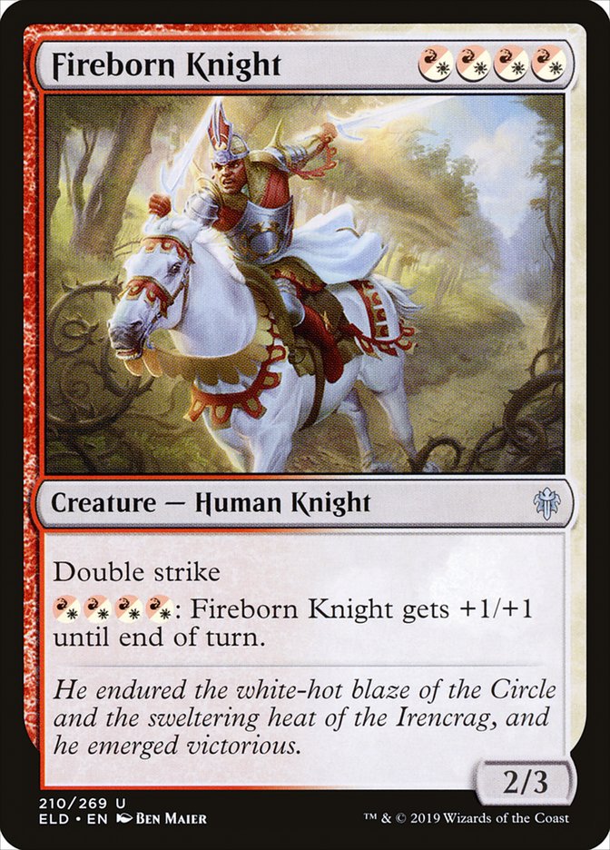 Fireborn Knight [Throne of Eldraine] | Enigma On Main