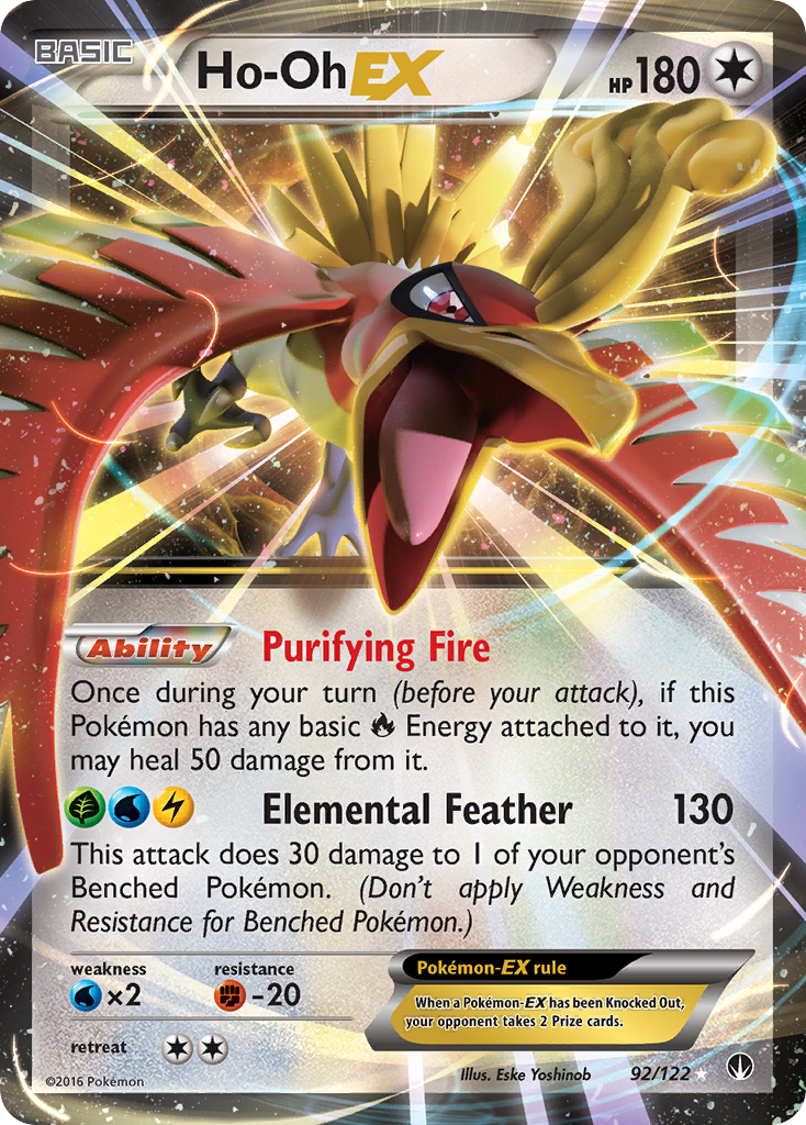 Ho-Oh EX (92/122) [XY: BREAKpoint] | Enigma On Main