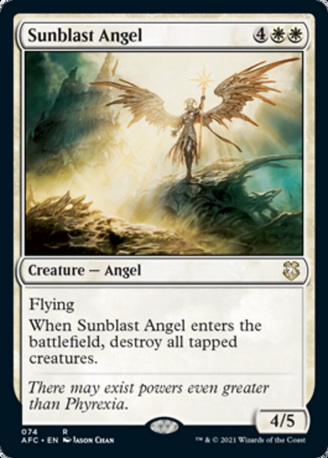 Sunblast Angel [Dungeons & Dragons: Adventures in the Forgotten Realms Commander] | Enigma On Main