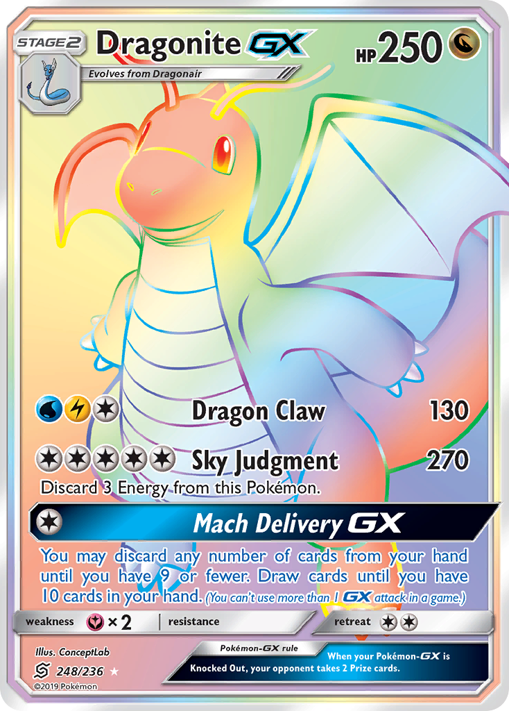 Dragonite GX (248/236) [Sun & Moon: Unified Minds] | Enigma On Main