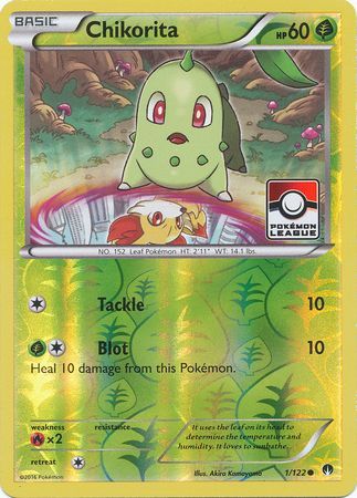 Chikorita (1/122) (League Promo) [XY: BREAKpoint] | Enigma On Main