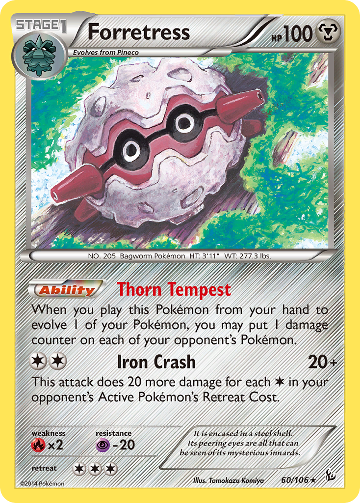 Forretress (60/106) [XY: Flashfire] | Enigma On Main