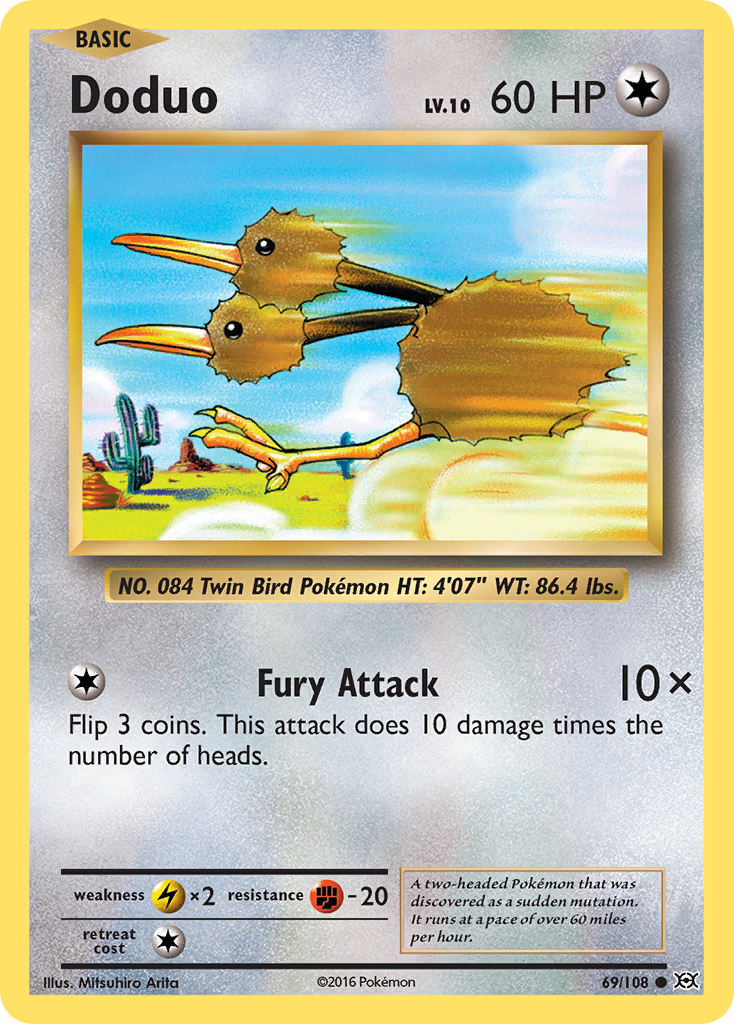 Doduo (69/108) [XY: Evolutions] | Enigma On Main