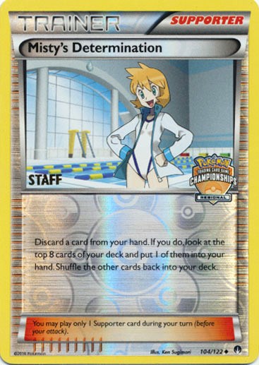 Misty's Determination (104/122) (Regional Championship Promo Staff) [XY: BREAKpoint] | Enigma On Main