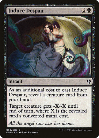 Induce Despair [Duel Decks: Zendikar vs. Eldrazi] | Enigma On Main