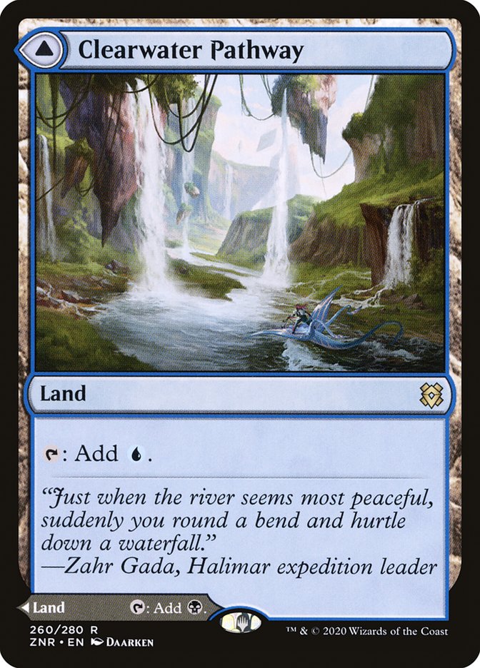 Clearwater Pathway // Murkwater Pathway [Zendikar Rising] | Enigma On Main