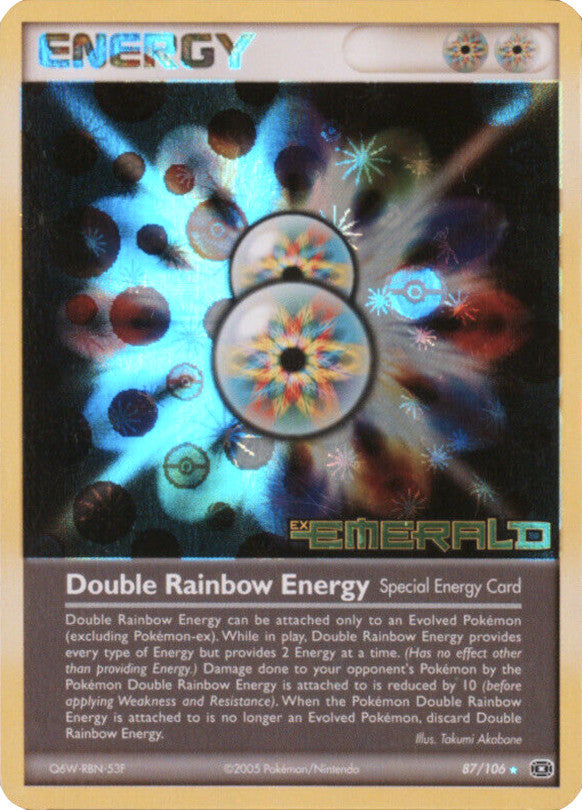 Double Rainbow Energy (87/106) (Stamped) [EX: Emerald] | Enigma On Main