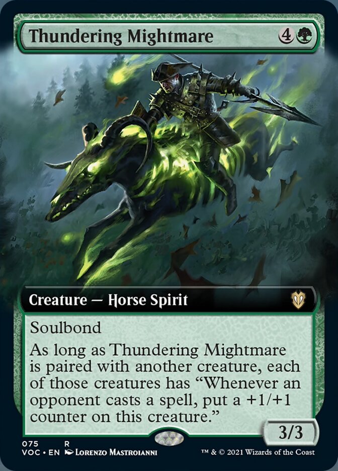 Thundering Mightmare (Extended) [Innistrad: Crimson Vow Commander] | Enigma On Main