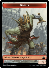 Goblin (0008) // Rhino Double-Sided Token [Ravnica Remastered Tokens] | Enigma On Main