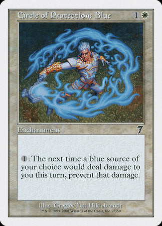 Circle of Protection: Blue [Seventh Edition] | Enigma On Main