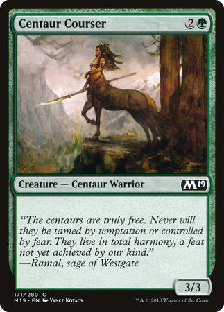 Centaur Courser [Core Set 2019] | Enigma On Main