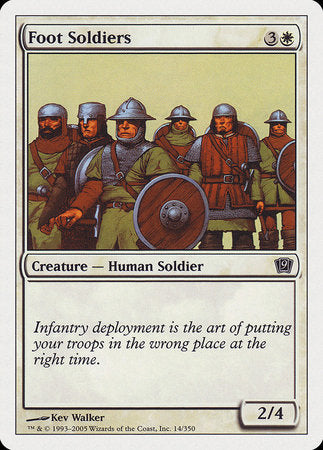 Foot Soldiers [Ninth Edition] | Enigma On Main