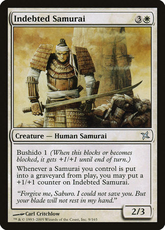 Indebted Samurai [Betrayers of Kamigawa] | Enigma On Main