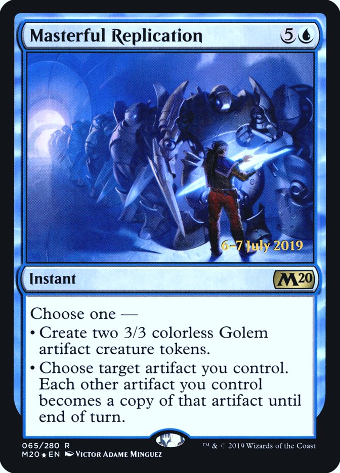 Masterful Replication  [Core Set 2020 Prerelease Promos] | Enigma On Main