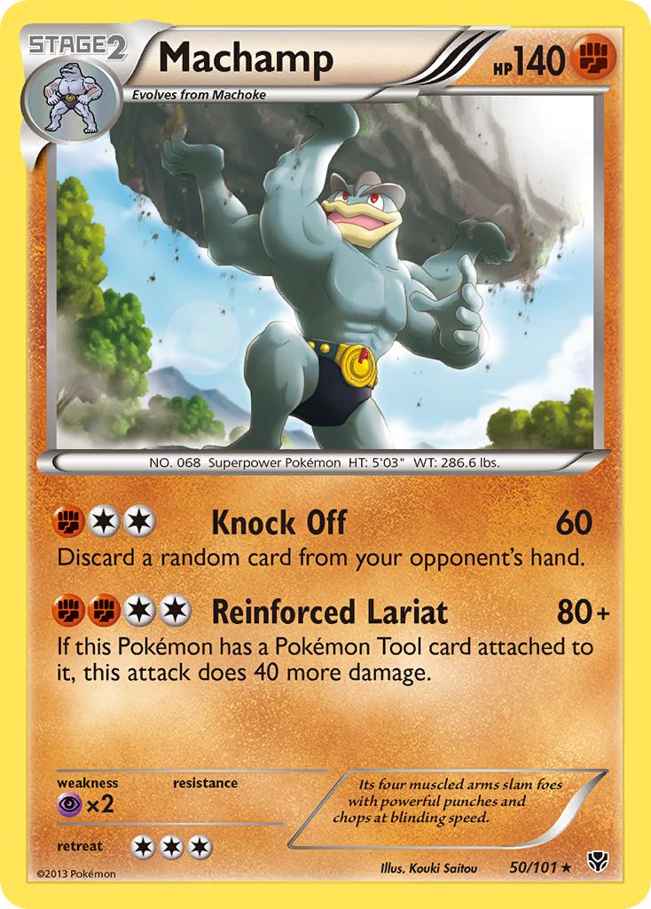 Machamp (50/101) [Black & White: Plasma Blast] | Enigma On Main