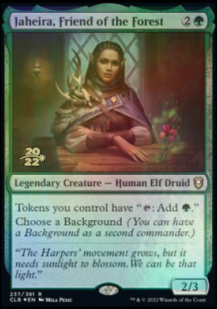 Jaheira, Friend of the Forest [Commander Legends: Battle for Baldur's Gate Prerelease Promos] | Enigma On Main