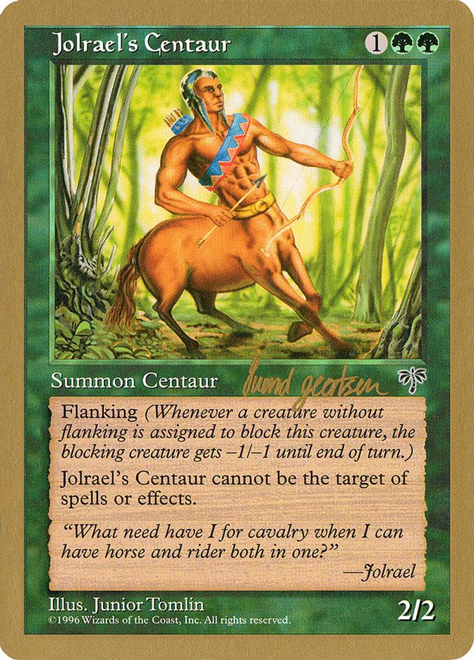 Jolrael's Centaur (Svend Geertsen) [World Championship Decks 1997] | Enigma On Main