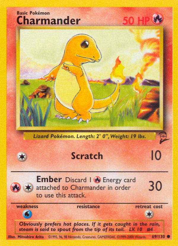 Charmander (69/130) [Base Set 2] | Enigma On Main