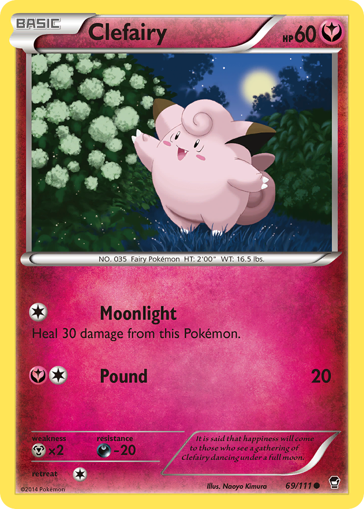 Clefairy (69/111) [XY: Furious Fists] | Enigma On Main