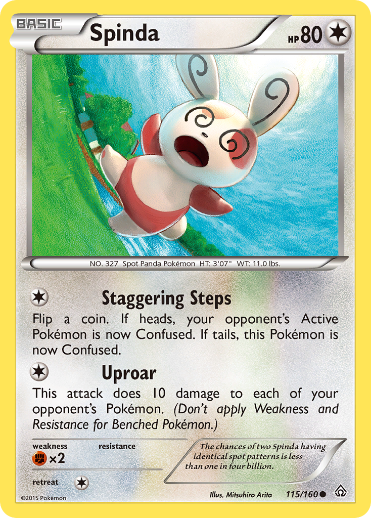 Spinda (115/160) [XY: Primal Clash] | Enigma On Main