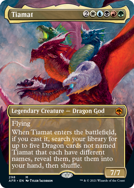 Tiamat (Extended) (Alternative art) [Dungeons & Dragons: Adventures in the Forgotten Realms] | Enigma On Main