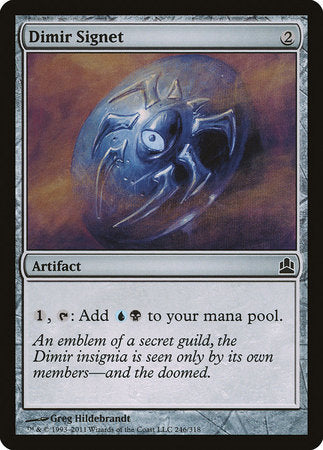 Dimir Signet [Commander 2011] | Enigma On Main