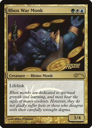 Rhox War Monk [Friday Night Magic 2011] | Enigma On Main