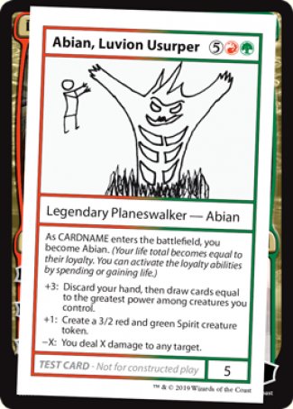 Abian, Luvion Usurper (2021 Edition) [Mystery Booster Playtest Cards] | Enigma On Main