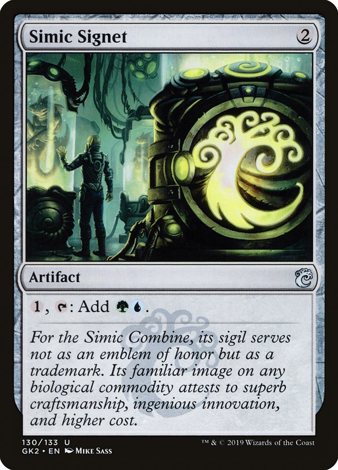 Simic Signet [Ravnica Allegiance Guild Kit] | Enigma On Main