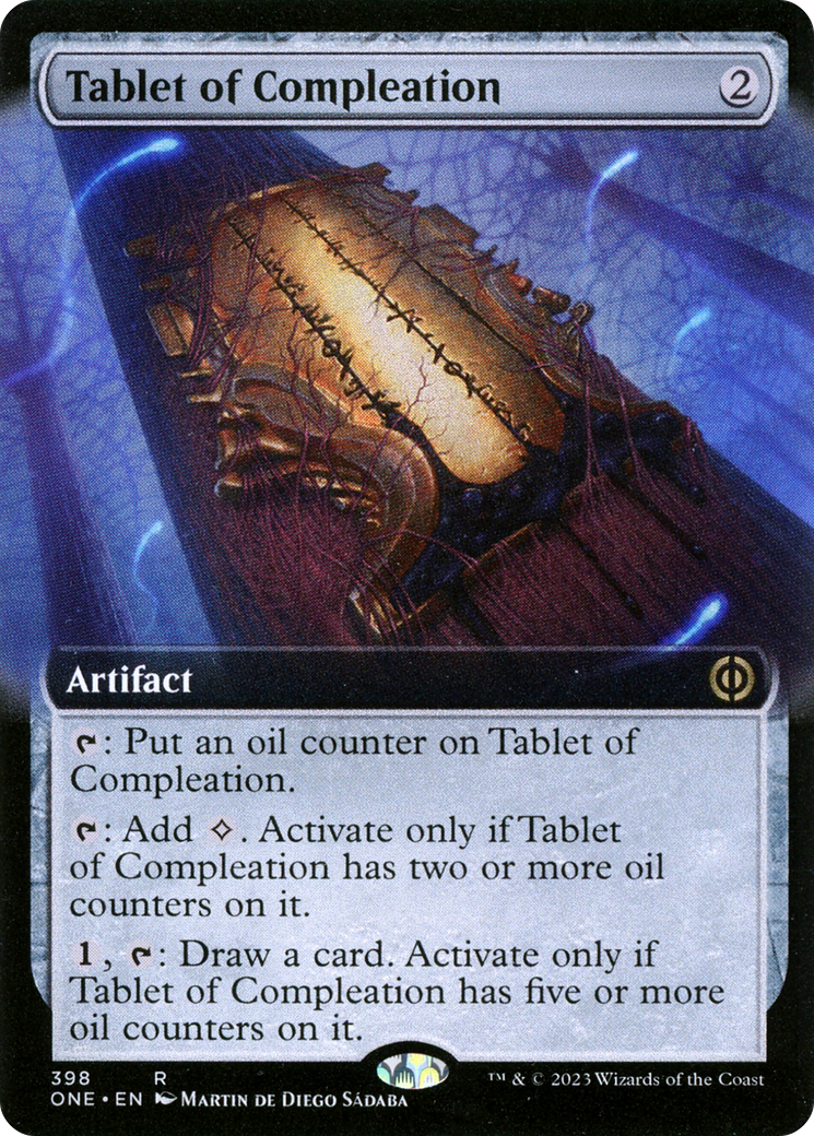 Tablet of Compleation (Extended Art) [Phyrexia: All Will Be One] | Enigma On Main