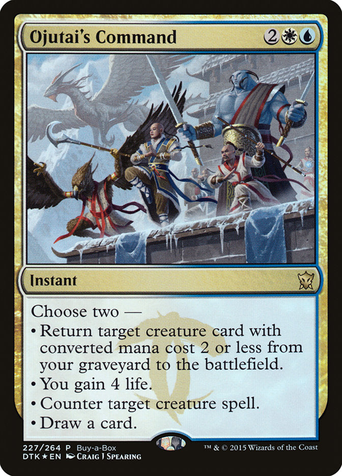 Ojutai's Command (Buy-A-Box) [Dragons of Tarkir Promos] | Enigma On Main