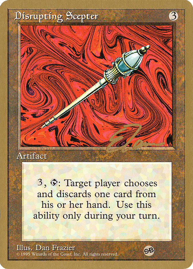 Disrupting Scepter (Eric Tam) (SB) [Pro Tour Collector Set] | Enigma On Main