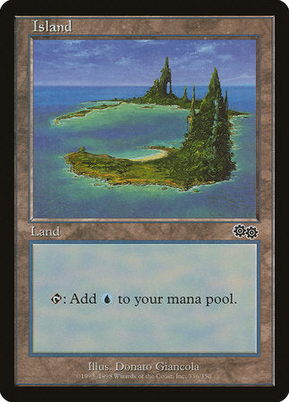 Island (336) [Urza's Saga] | Enigma On Main