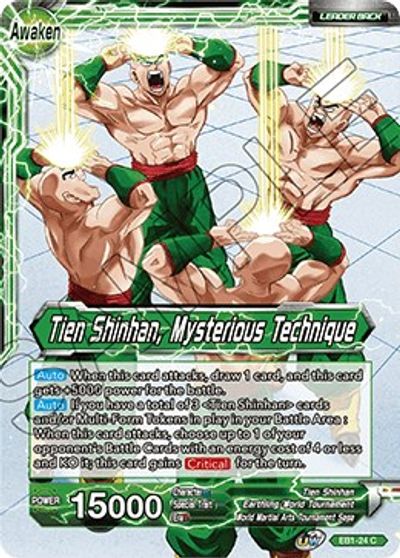 Tien Shinhan // Tien Shinhan, Mysterious Technique (EB1-024) [Battle Evolution Booster] | Enigma On Main