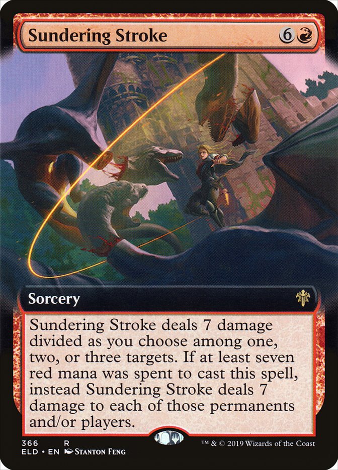 Sundering Stroke (Extended Art) [Throne of Eldraine] | Enigma On Main