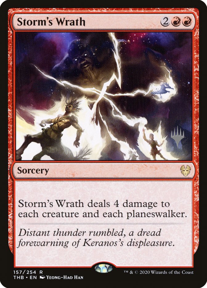 Storm's Wrath  (Promo Pack) [Theros Beyond Death Promos] | Enigma On Main