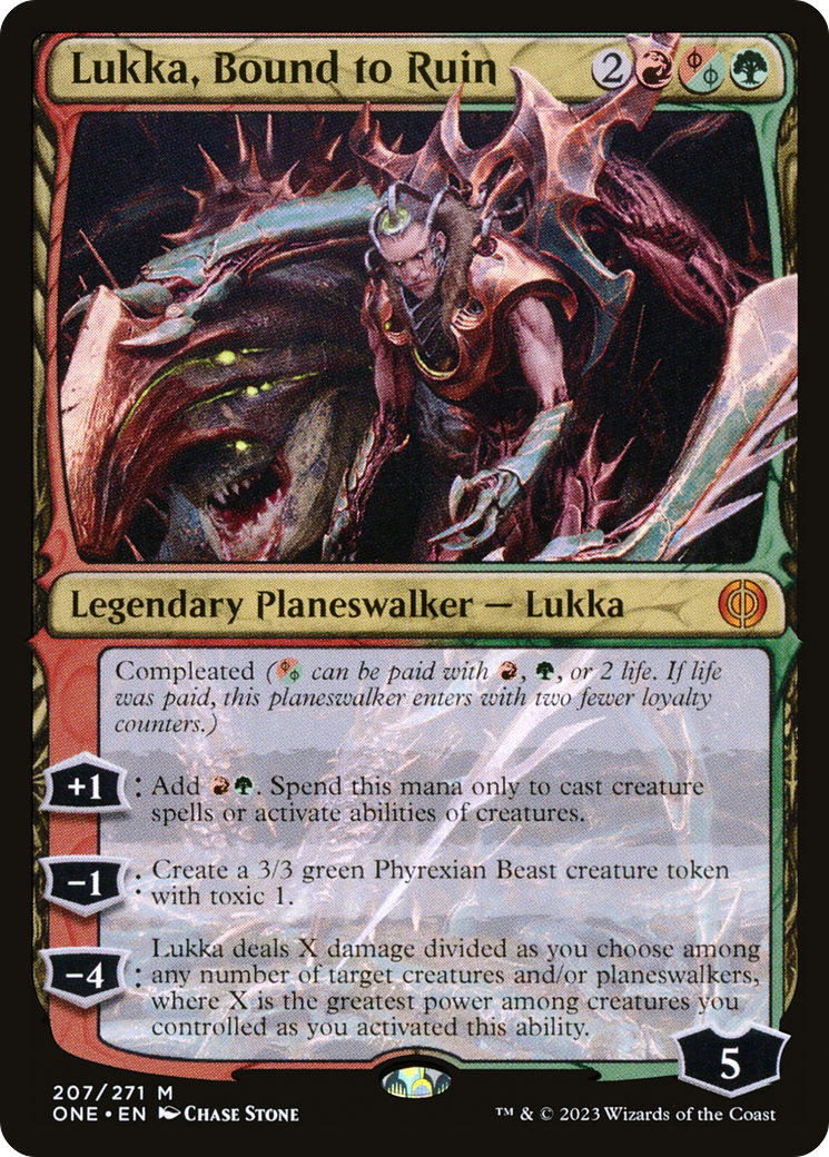 Lukka, Bound to Ruin [Phyrexia: All Will Be One] | Enigma On Main