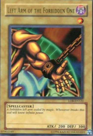 Left Arm of the Forbidden One [LOB-EN123] Ultra Rare | Enigma On Main