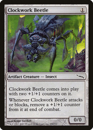 Clockwork Beetle [Mirrodin] | Enigma On Main