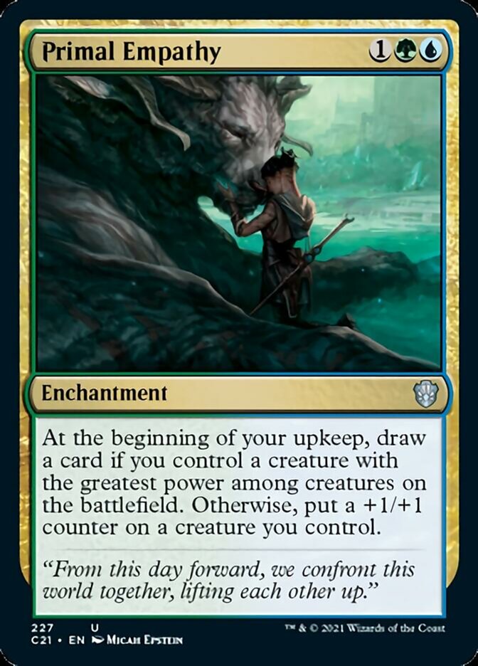 Primal Empathy [Commander 2021] | Enigma On Main