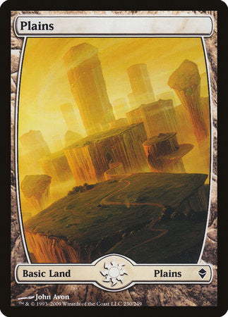 Plains (230) - Full Art [Zendikar] | Enigma On Main