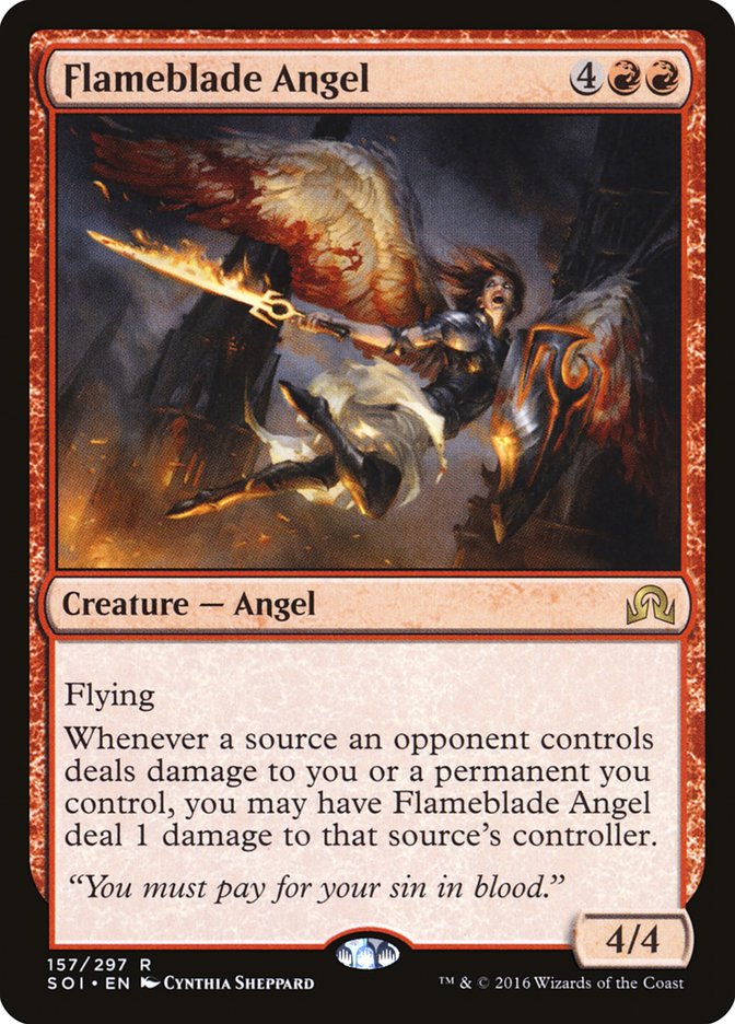 Flameblade Angel [Shadows over Innistrad] | Enigma On Main